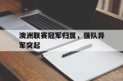 IM电竞下载网站-澳洲联赛冠军归属，强队异军突起
